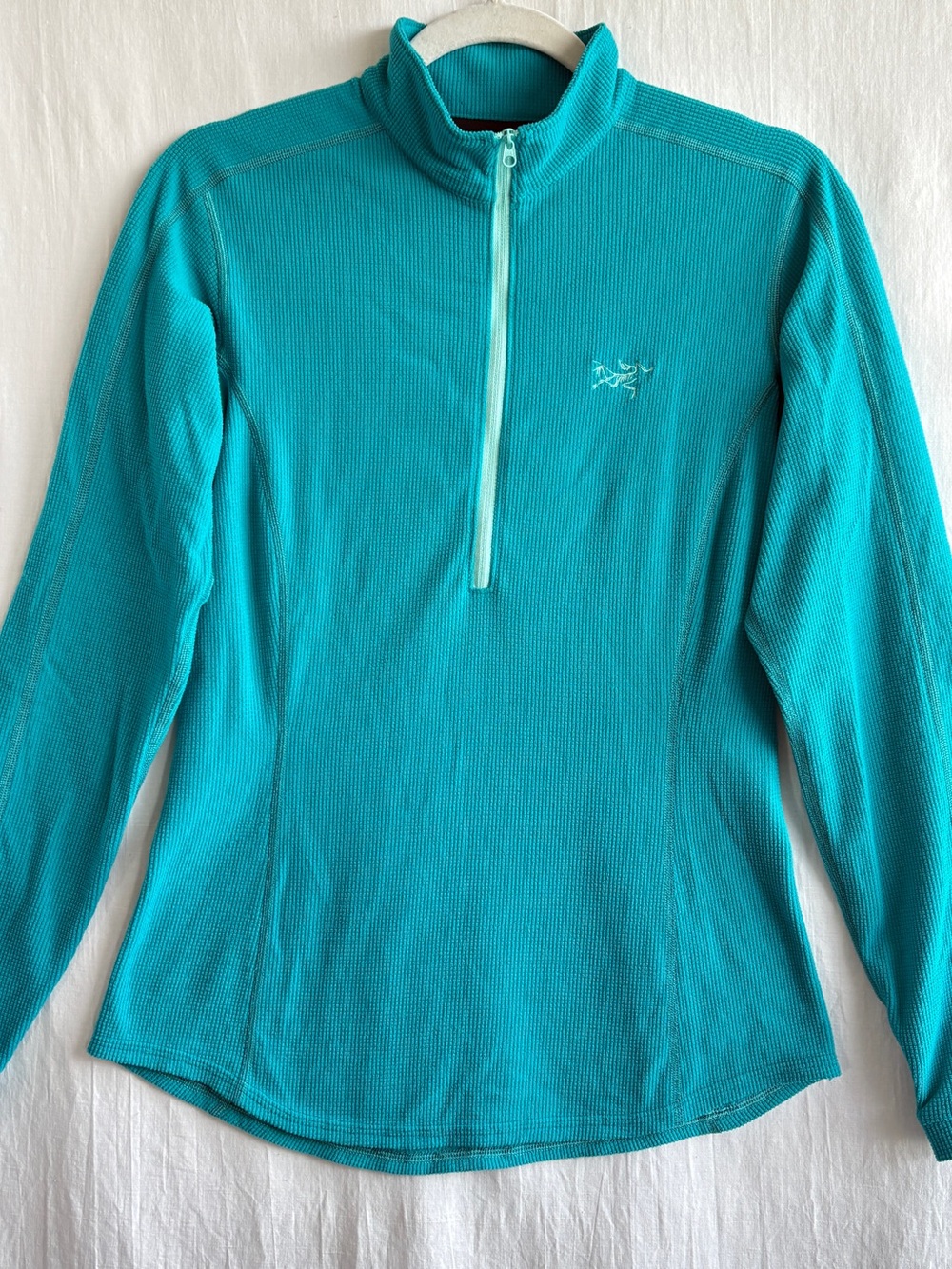 Arc'teryx Women's Teal Half-Zip Long Sleeve Top